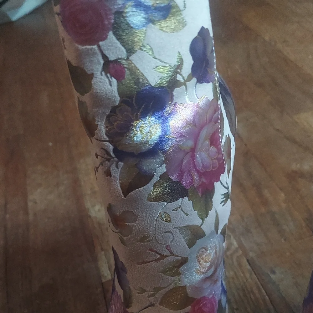 Floral Stiletto Ankle Boots - Picture 9 of 13